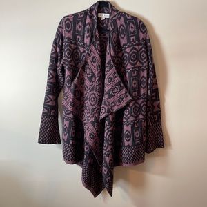 Knox Rose Large open cardigan sweater.